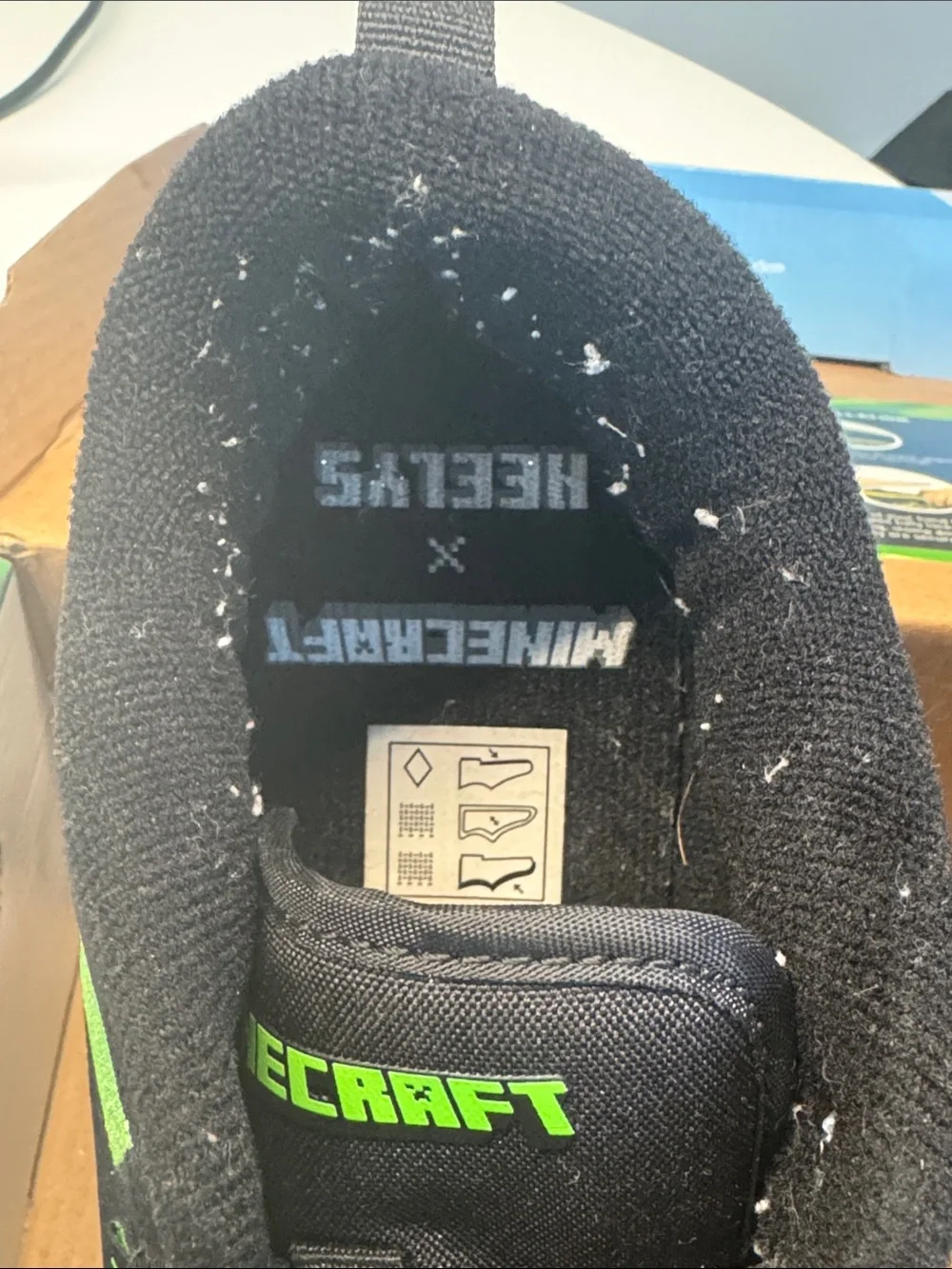 Heelys Black Sneakers with Minecraft logo
